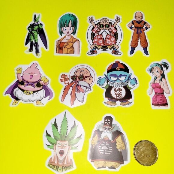 3/$20 brand new 10x waterproof dragon ball stickers - Picture 1 of 1